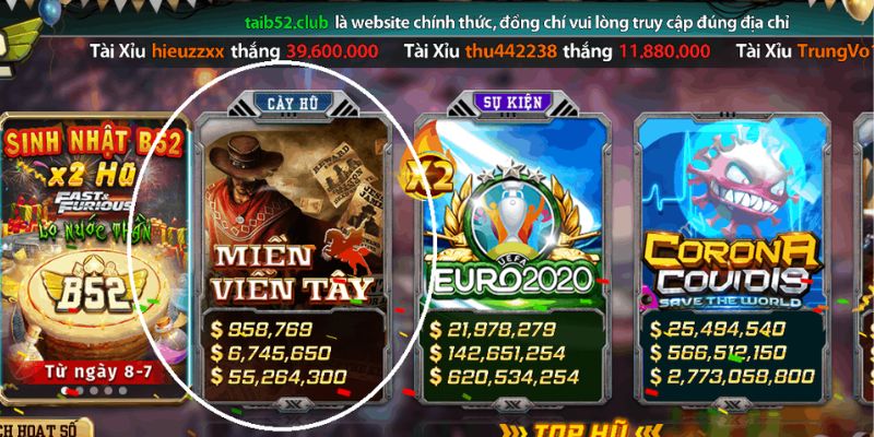 Thuật ngữ tại game nổ hũ sảnh B52