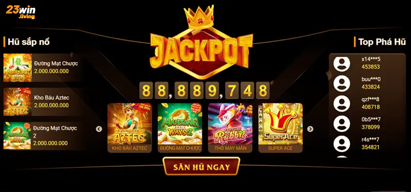 Nổ hũ lớn hàng tỷ đồng mỗi ngày tại 23win